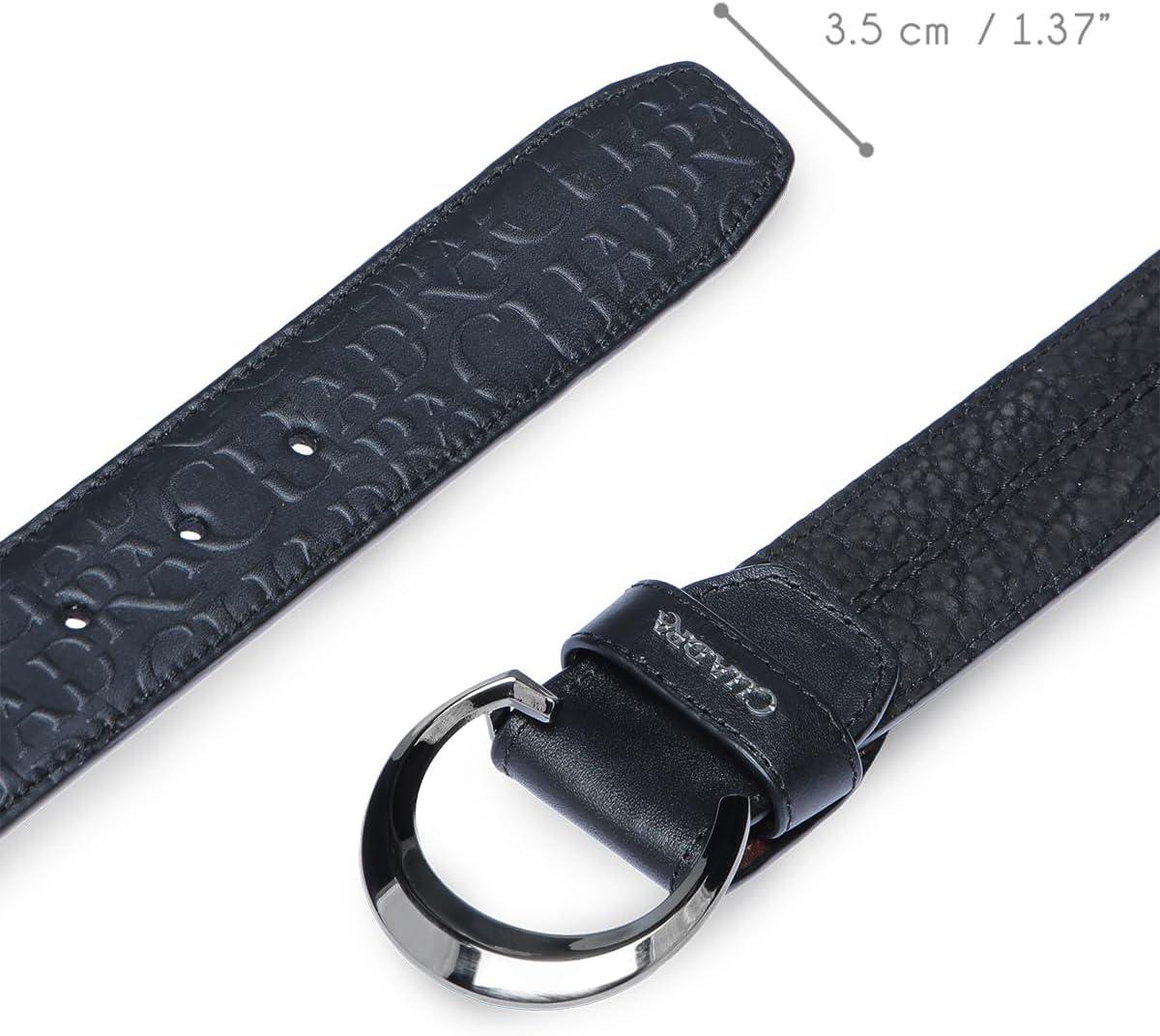 imageCUADRA  Genuine Leather Belt for Men Style and Durability CS564TC Black