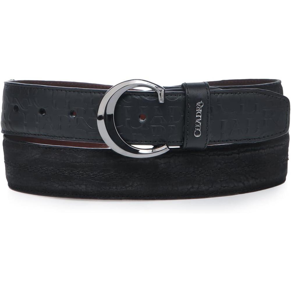 imageCUADRA  Genuine Leather Belt for Men Style and Durability CS564TC Black
