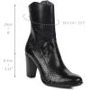 imageFRANCO CUADRA Bootie for Women in Genuine Python Leather Black 4G3PMTS