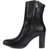 imageFRANCO CUADRA Bootie for Women in Genuine Python Leather Black 4G3PMTS