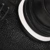 imageFRANCO CUADRA Mens Black Leather Fashion Sneakers Low Top Platform Sole LaceUpBlack