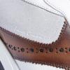 imageFRANCO CUADRA Mens Leather Sneakers White and BrownWhite