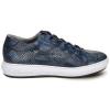 imageFRANCO CUADRA Men Sneakers in Genuine Python Leather Blue