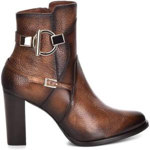 imageFRANCO CUADRA Womens Bootie in Genuine Deer Leather Brown 3G5VNTVMetallic brown