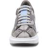 imageFRANCO CUADRA Python Leather Sneakers Fashion Platform Shoes Low Top Casual WhitePinkBlue