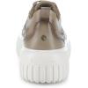 imageFRANCO CUADRA Womens Python Leather Platform SneakerBeige