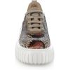 imageFRANCO CUADRA Womens Python Leather Platform SneakerBeige