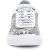 imageFRANCO CUADRA Womens Python Leather Sneakers WhiteWhite