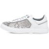 imageFRANCO CUADRA Womens Python Leather Sneakers WhiteWhite
