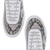 imageFRANCO CUADRA Womens Python Leather Sneakers WhiteWhite