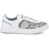 imageFRANCO CUADRA Womens Python Leather Sneakers WhiteWhite