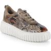 imageFRANCO CUADRA Womens Python Leather Platform SneakerBeige