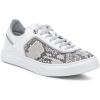 imageFRANCO CUADRA Womens Python Leather Sneakers WhiteWhite