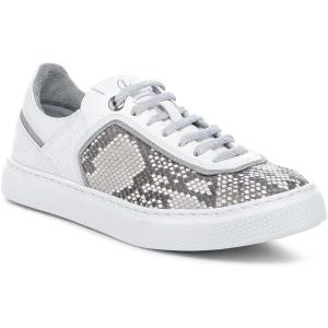 imageFRANCO CUADRA Womens Python Leather Sneakers WhiteWhite