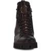 imageFRANCO CUADRA Urban Leather Ankle Boots Dark Brown Laceup with Side Zip TPU Antislip SoleDark Brown
