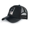 imageCuadra Genuine Bovine Leather Casual Caps Mens UnisexBlack