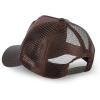 imageCuadra Genuine Bovine Leather Casual Caps Mens UnisexBrown