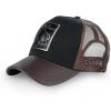 imageCuadra Genuine Bovine Leather Casual Caps Mens UnisexDark Brown