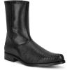 imageFranco Cuadra Mens Dress Boots in Genuine Lizard Leather Black