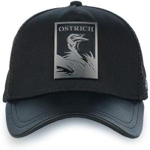 imageCuadra Genuine Bovine Leather Casual Caps Mens UnisexBlack