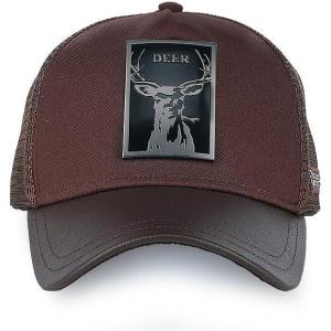 imageCuadra Genuine Bovine Leather Casual Caps Mens UnisexBrown