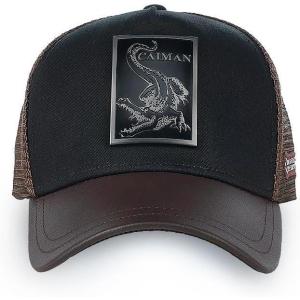 imageCuadra Genuine Bovine Leather Casual Caps Mens UnisexDark Brown