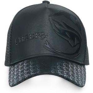 imageCuadra Mens Leather Casual Caps Genuine BovineBlack