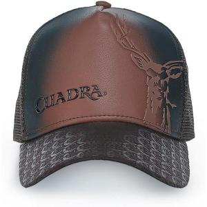 imageCuadra Mens Leather Casual Caps Genuine BovineBrown