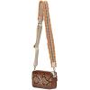 imageCuadra Crossbody for Women in Python Leather HoneyMiel