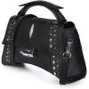 imageCuadra Hand Bag for Women with Stingray Leather BlackBlack
