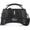 imageCuadra Hand Bag for Women with Stingray Leather BlackBlack