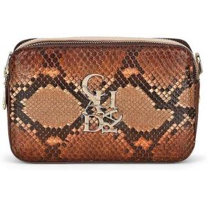 imageCuadra Crossbody for Women in Python Leather HoneyMiel