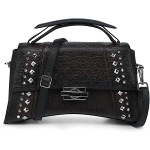imageCuadra Crossbody for Women with Python Leather OffwhiteChocolate