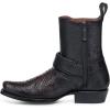 imageCUADRA  Boot for Men in Genuine Python Leather 1J3KPH Black and BrownBlack