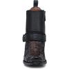 imageCUADRA  Boot for Men in Genuine Python Leather 1J3KPH Black and BrownBlack