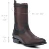 imageCuadra Mens Boots Genuine Leather Urban Style and Comfort Dark Brown 2H58RSBrown