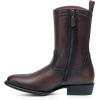 imageCuadra Mens Boots Genuine Leather Urban Style and Comfort Dark Brown 2H58RSBrown