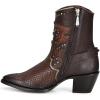 imageCuadra Women Brown Python Ankle BootiesBrown