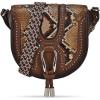 imageCuadra  Brown Exotic Python Shoulder Handbag Style and Sophistication BOD97PH BROWN