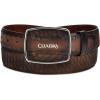 imageCuadra Mens Cowboy Belt in Genuine Leather Brown