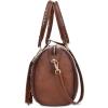 image:imageCuadra Women Leather Handbag Crystal EmbellishedBrown
