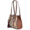 image:imageCuadra Womens Honey Python Leather Tote BagHoney