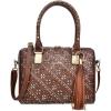 image:imageCuadra Women Leather Handbag Crystal EmbellishedBrown