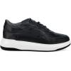 image:imageFRANCO CUADRA Men Black Deer Leather SneakersBlack
