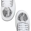 image:imageFRANCO CUADRA Snake Print Fashion Sneakers for WomenWhite