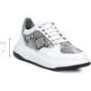 image:imageFRANCO CUADRA Snake Print Fashion Sneakers for WomenWhite