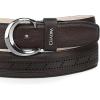 image:imageCuadra Casual belt in genuine deer leather for men BrownBrown