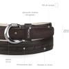 image:imageCuadra Casual belt in genuine deer leather for men BrownBrown