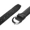 image:imageCuadra Casual belt in genuine python leather for men BlackBlack