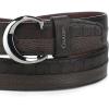 image:imageCuadra Casual genuine leather belt for men ChocolateChocolate